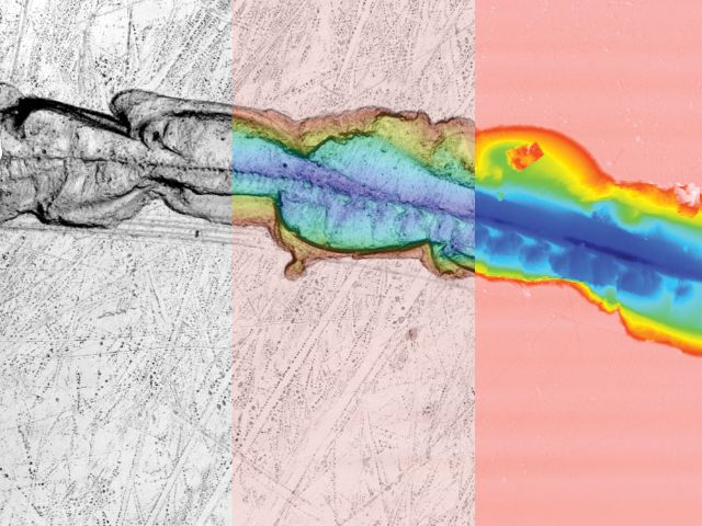 失效分析，手機顯示屏上磨損測量